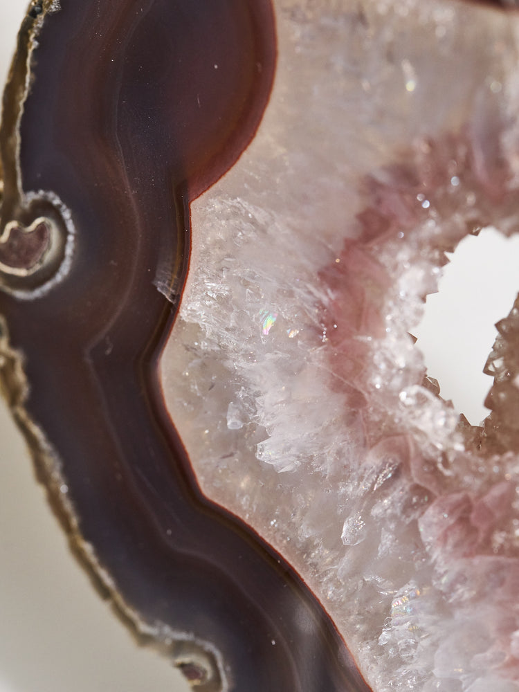 Amethyst & Agate Druzy Platter 1.10kg