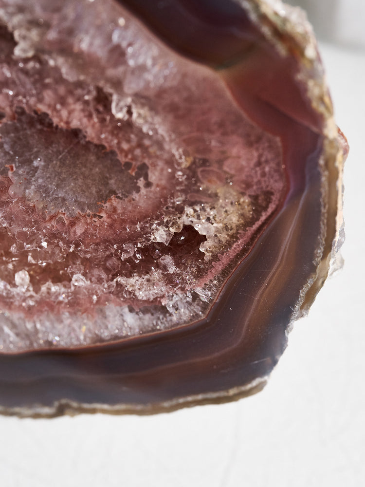 Amethyst & Agate Druzy Platter 1.10kg