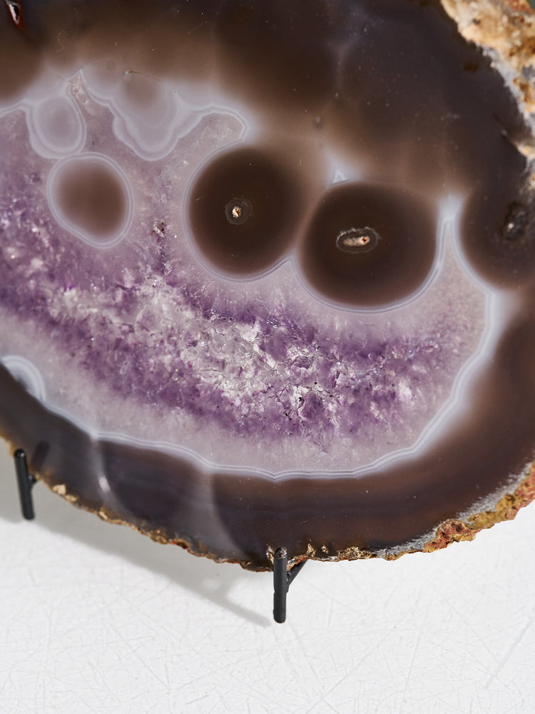 Amethyst & Agate Druzy Platter 1 kg