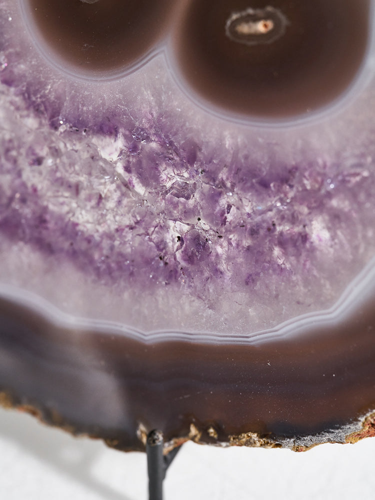 Amethyst & Agate Druzy Platter 1 kg