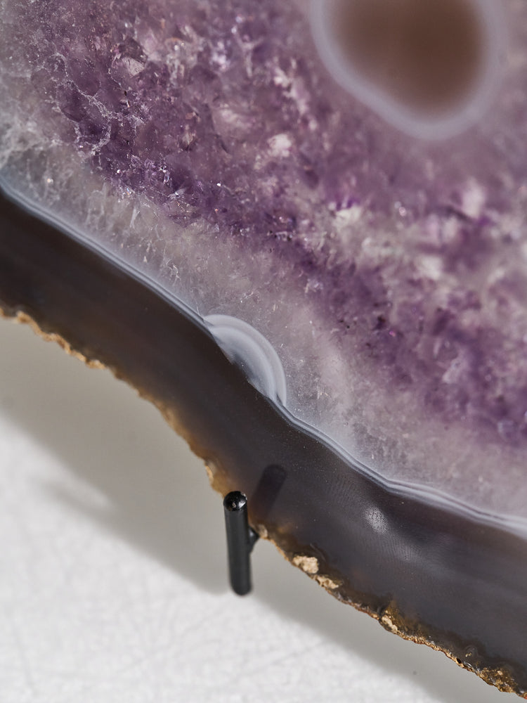 Amethyst & Agate Druzy Platter 1 kg