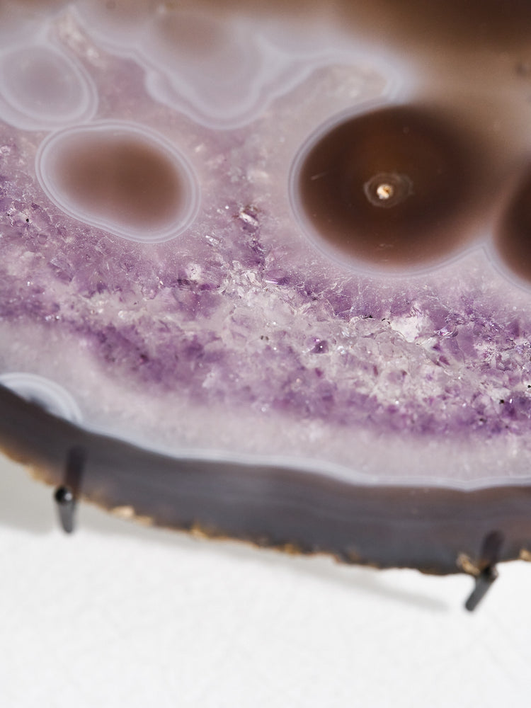 Amethyst & Agate Druzy Platter 1 kg