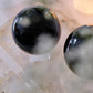 Large Black Obsidian Spheres