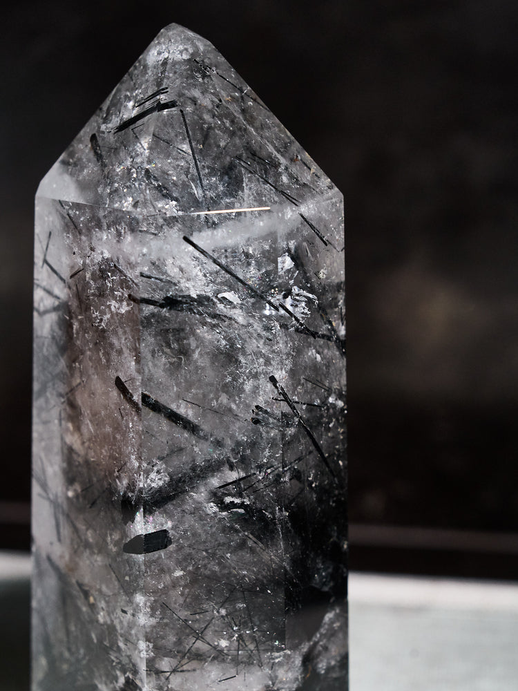 Black Tourmilanated Quartz Tower 1.80kg