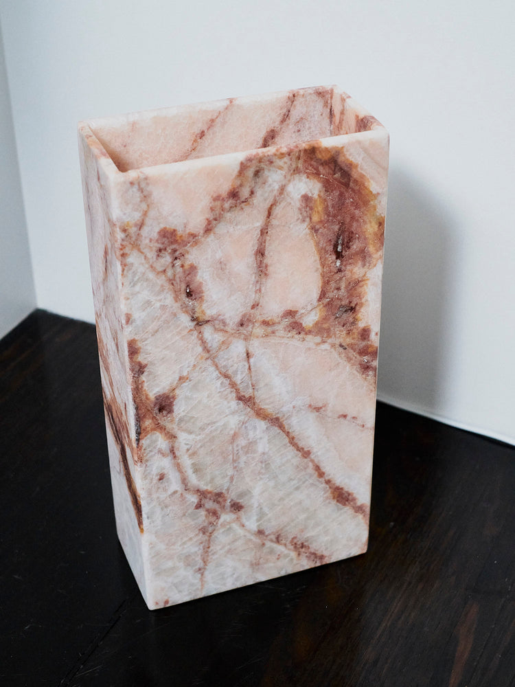 Crystal Calcite Lamp Rectangle Cherry Blossom