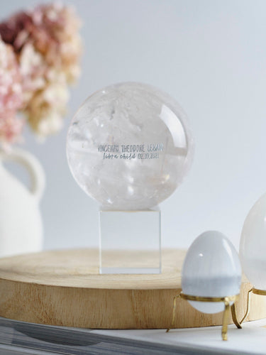 Celebration Balls - Custom Engraved Crystals