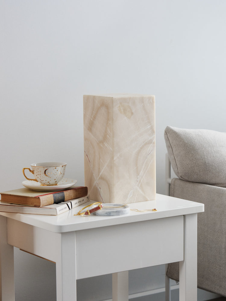 Cherry Blossom Caramel Calcite Lamp