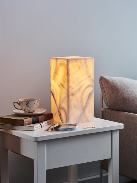 Cherry Blossom Caramel Calcite Lamp