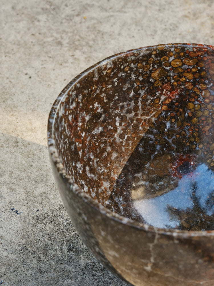 King Cobra Jasper Tall Round Bowl
