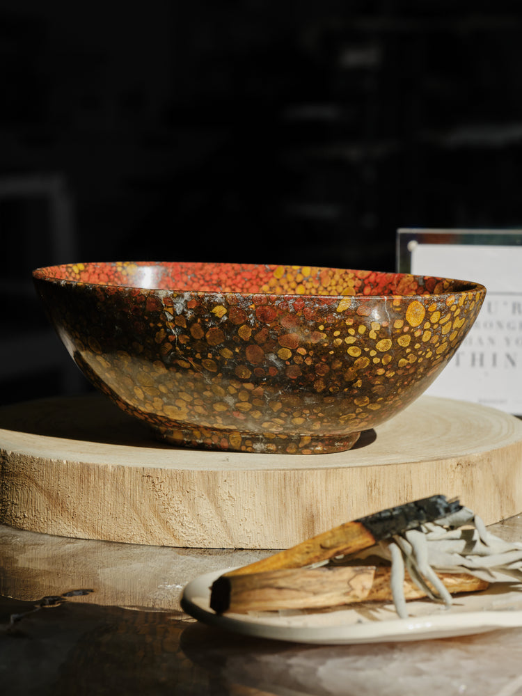 King Cobra Jasper Oval Bowl