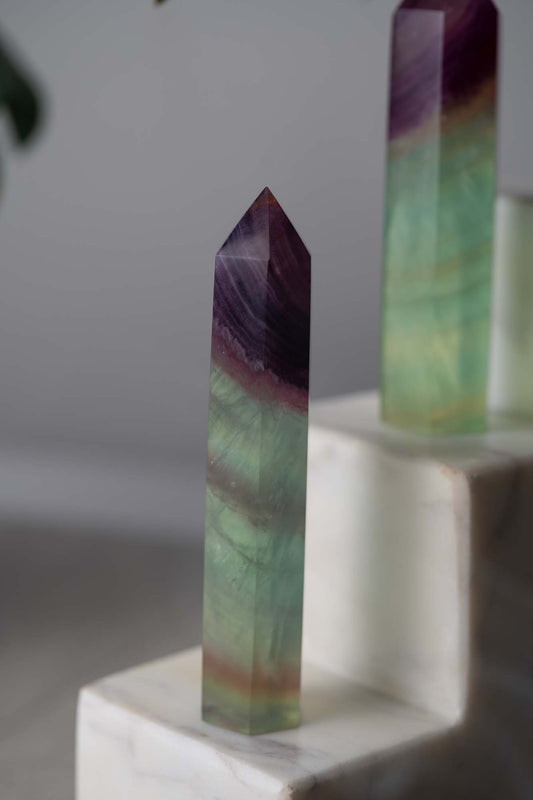 Watermelon Fluorite Point Medium - Pick Your Own