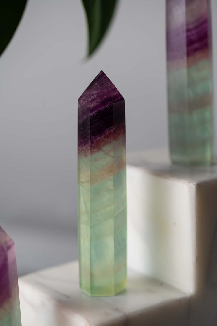Watermelon Fluorite Point Small - Pick Your Own
