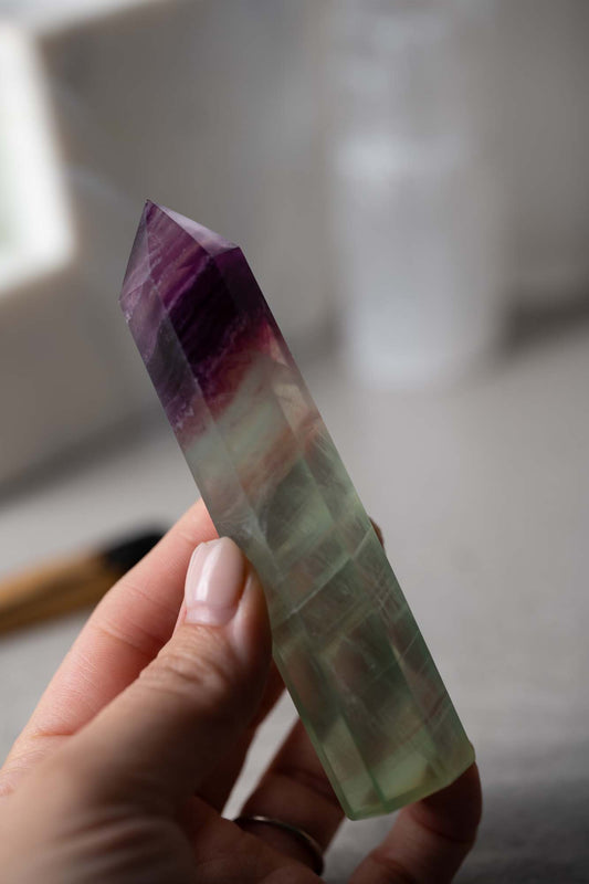 Watermelon Fluorite Point Small - Pick Your Own