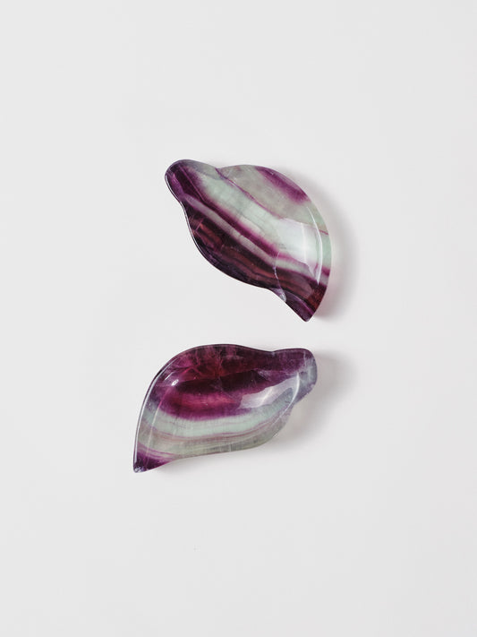 Fluorite Leaf Bowl