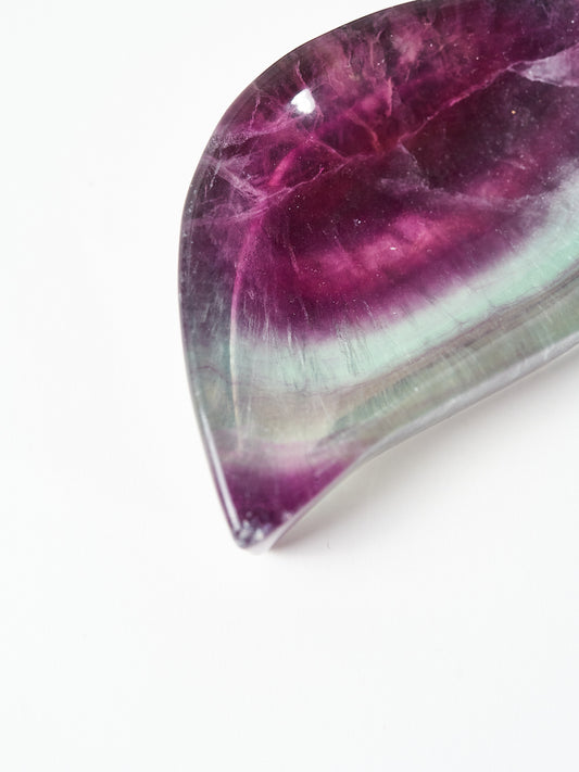 Fluorite Leaf Bowl