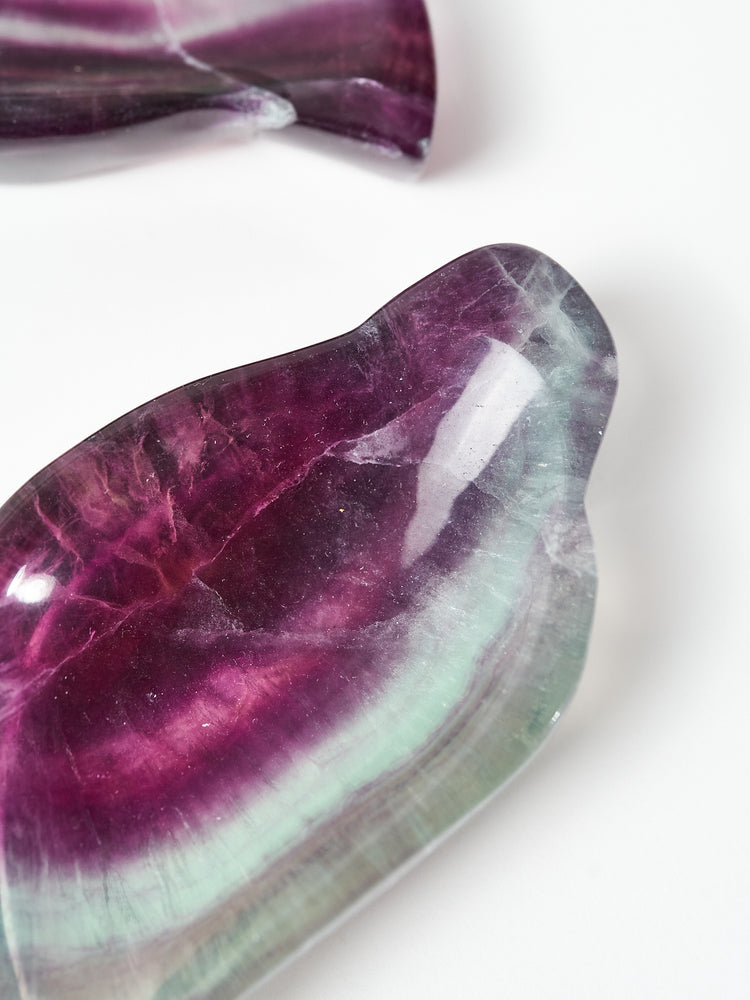 Fluorite Leaf Bowl