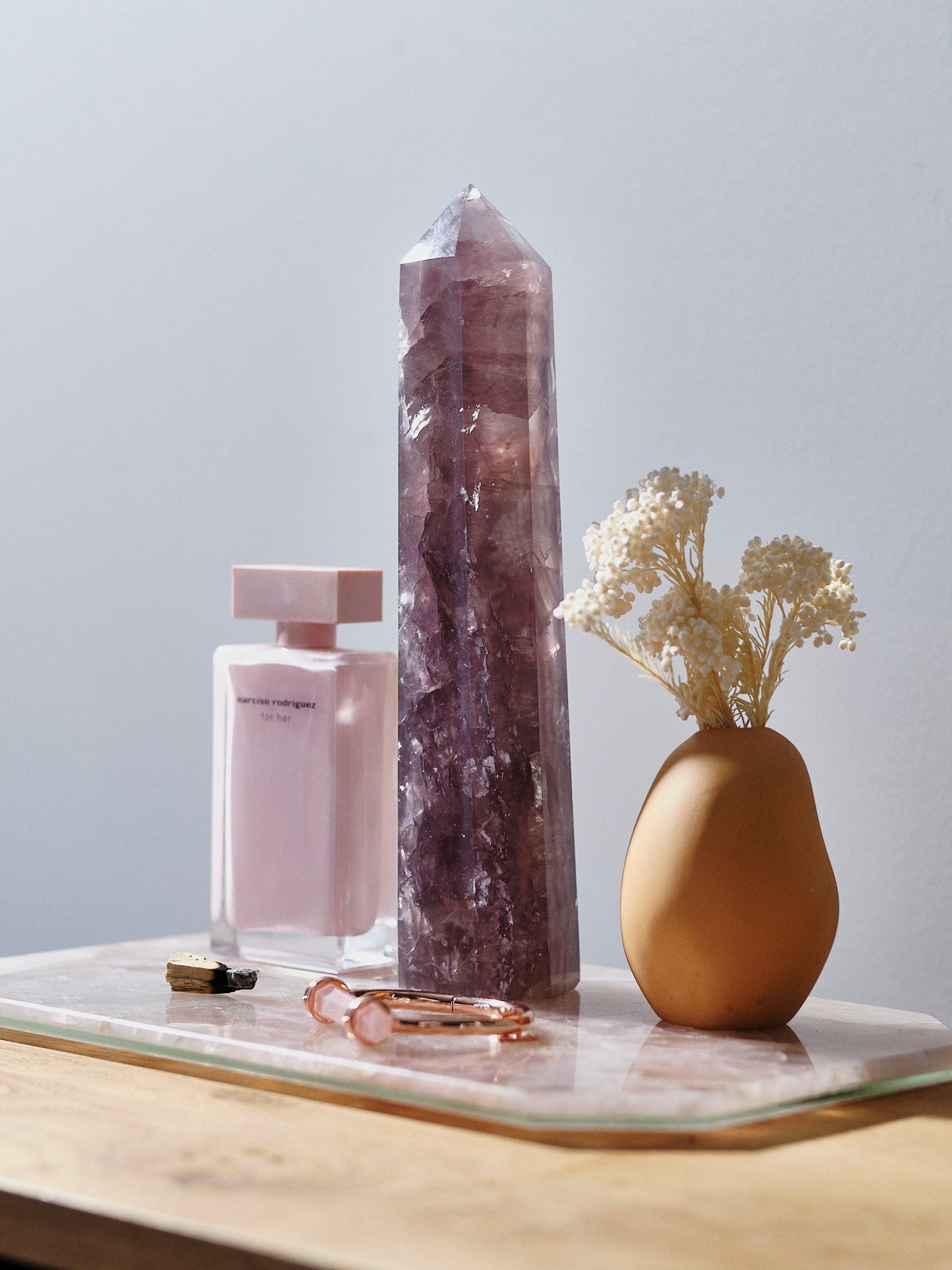 Fluorite and Mica Tower 1.7kg