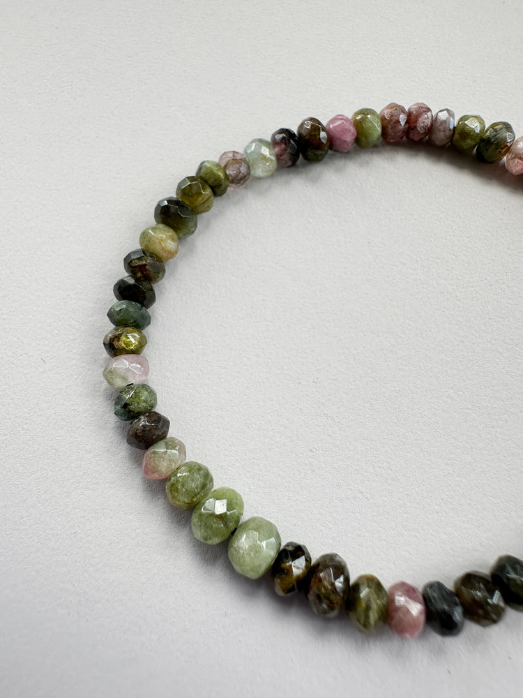 Watermelon Tourmaline Drawstring Bracelet