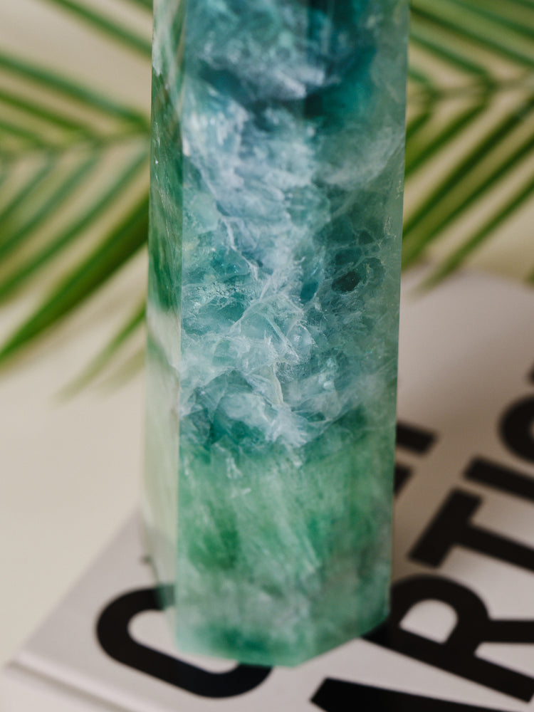 XL Lagoon Green Fluorite Tower 2.8kgs