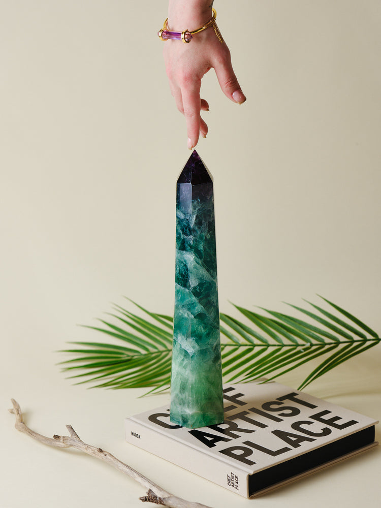 XL Lagoon Green Fluorite Tower 2.8kgs