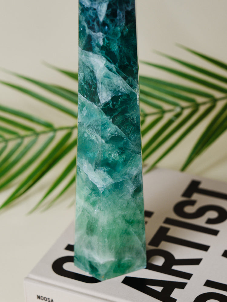 XL Lagoon Green Fluorite Tower 2.8kgs