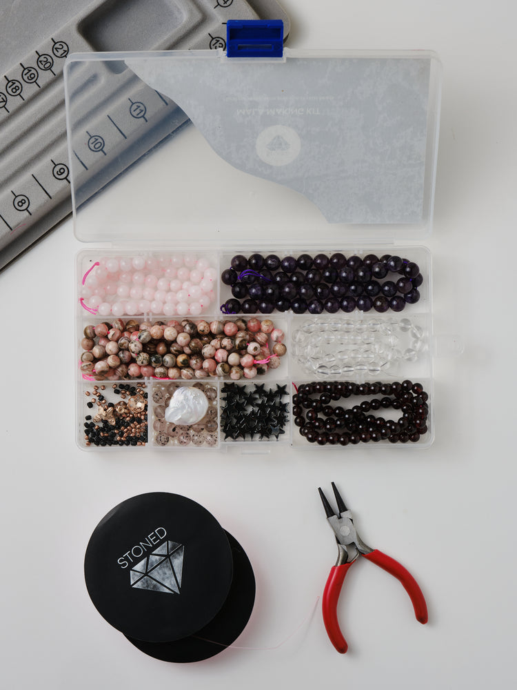 Pretty in Pink DIY Mala Making Kit