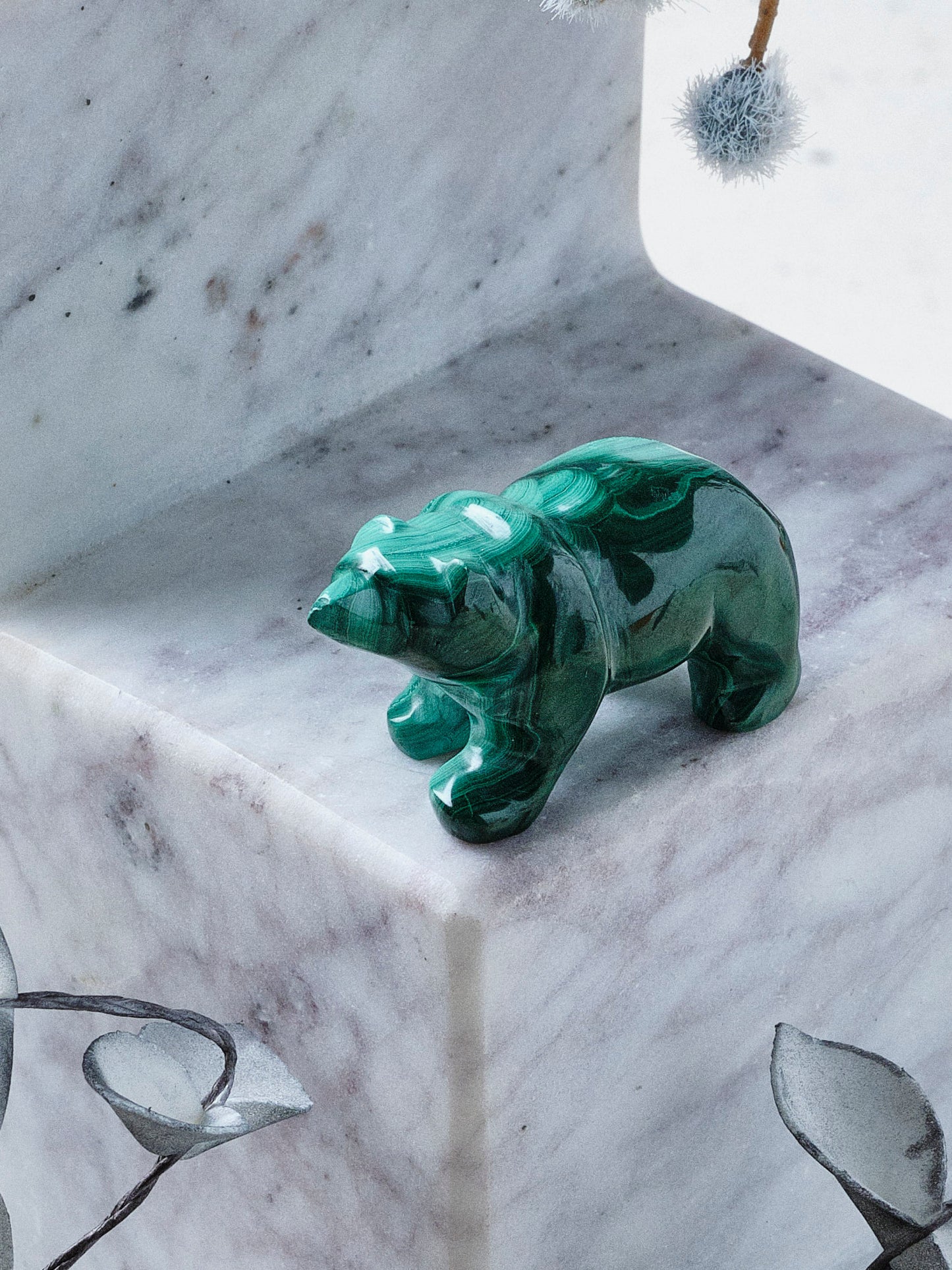 Malachite Animal Totem - Bear (Pick Your Own)