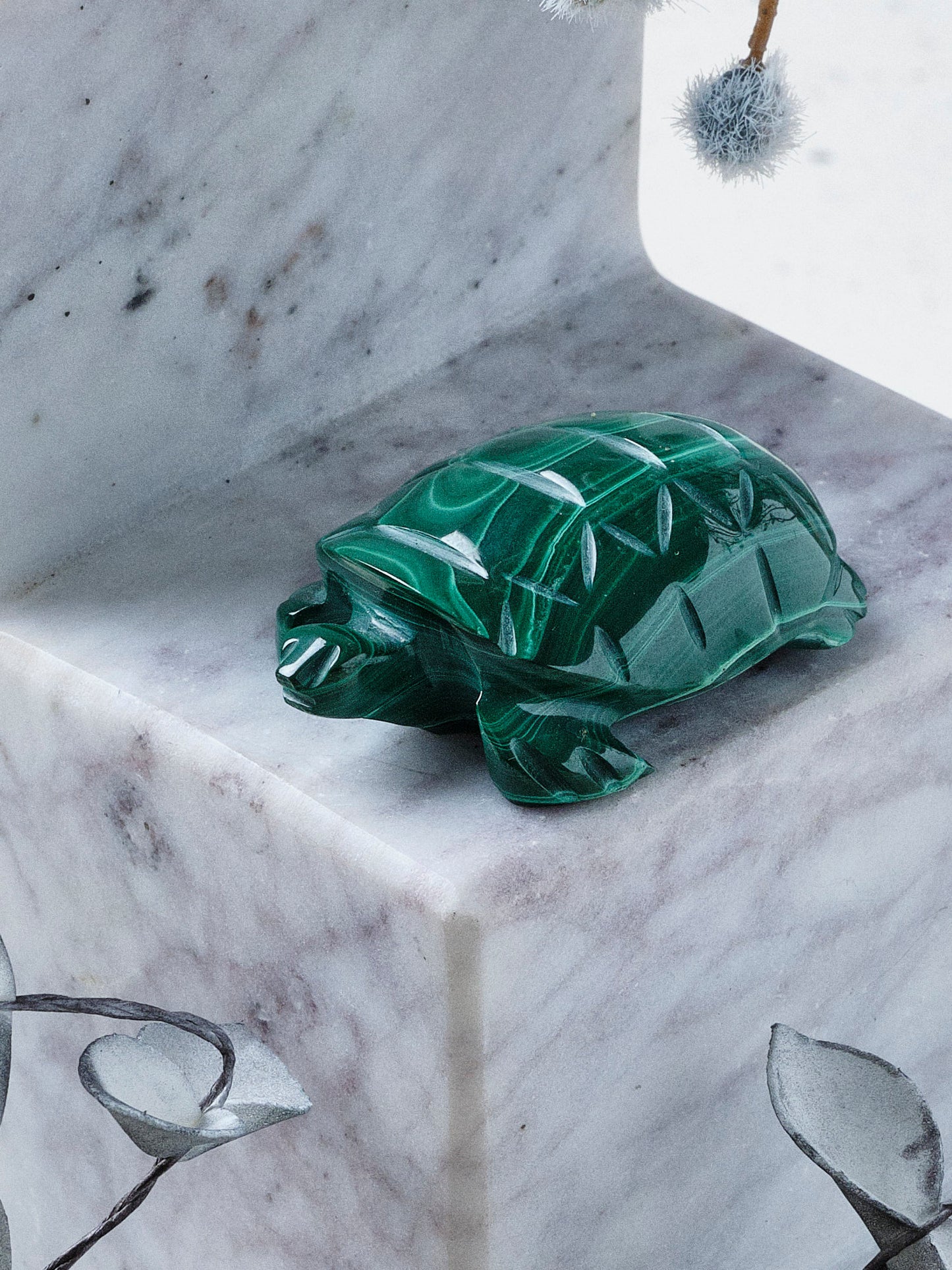 Malachite Animal Totem - Turtle (Pick Your Own)
