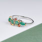 Princess Harmony Emerald Ring
