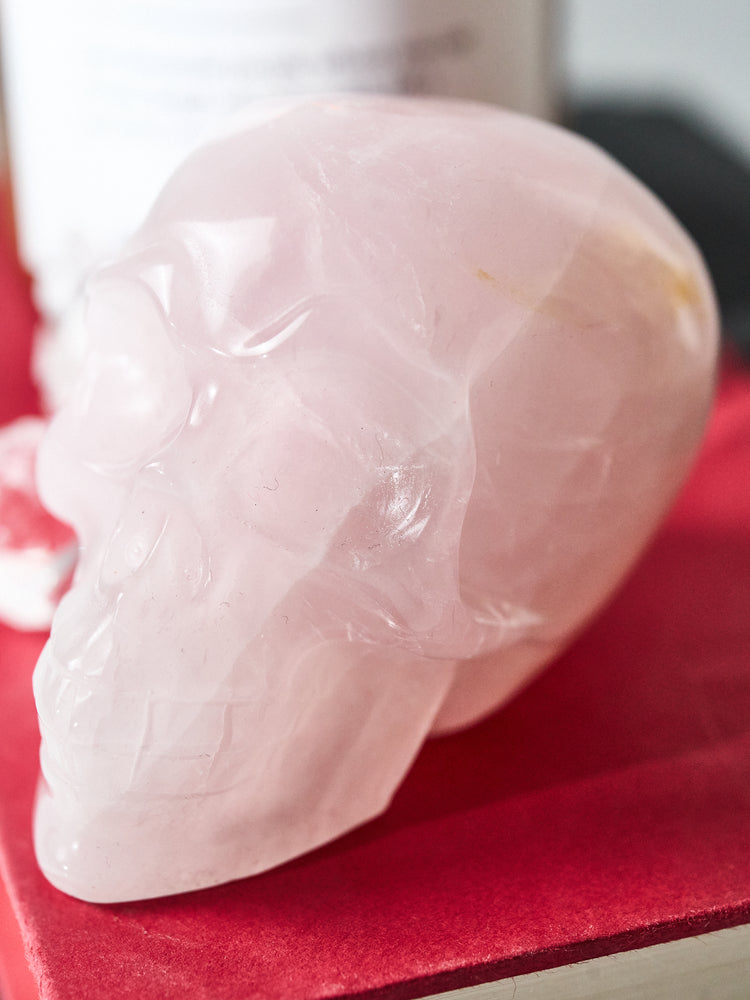 Rose Quartz Skull