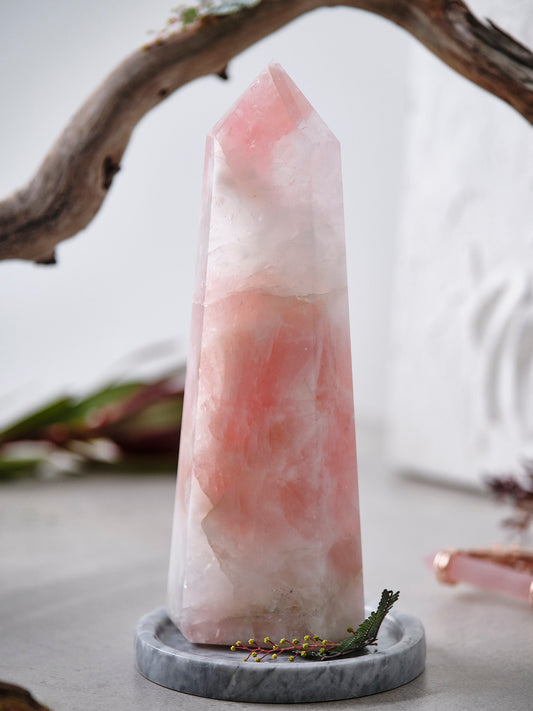 Rose Quartz Tower 1.2kg