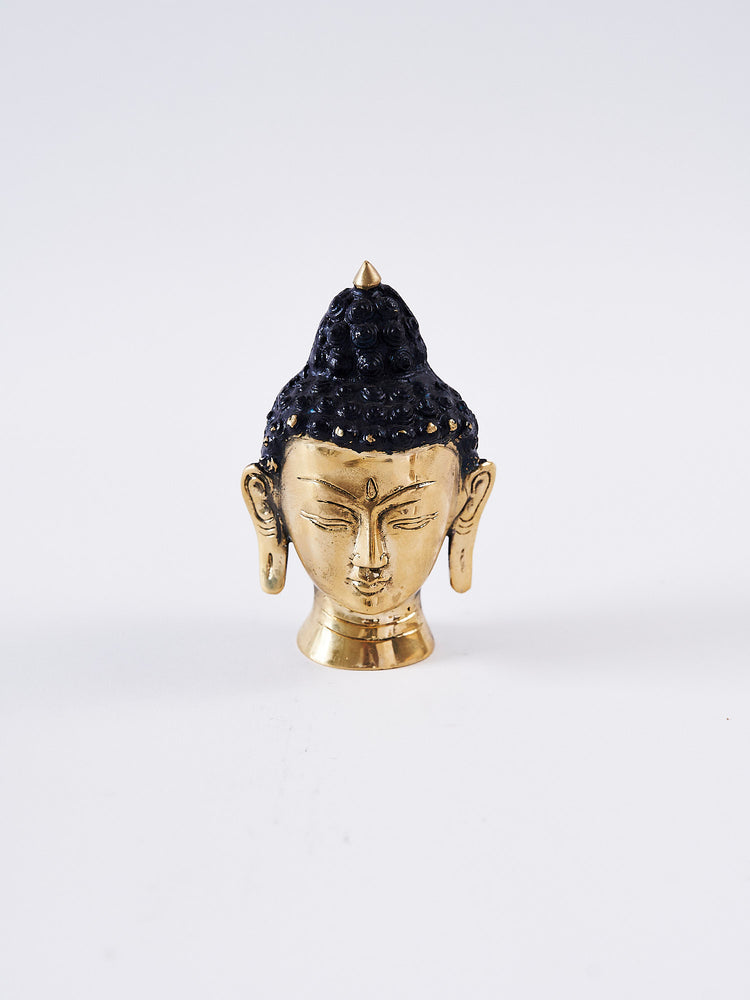 Brass Ornate Buddha with Crown