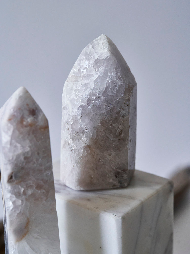 White Amethyst Towers Small