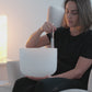 Crystal Singing Bowl w/ Vegan Stick (Heart Chakra / F Note)