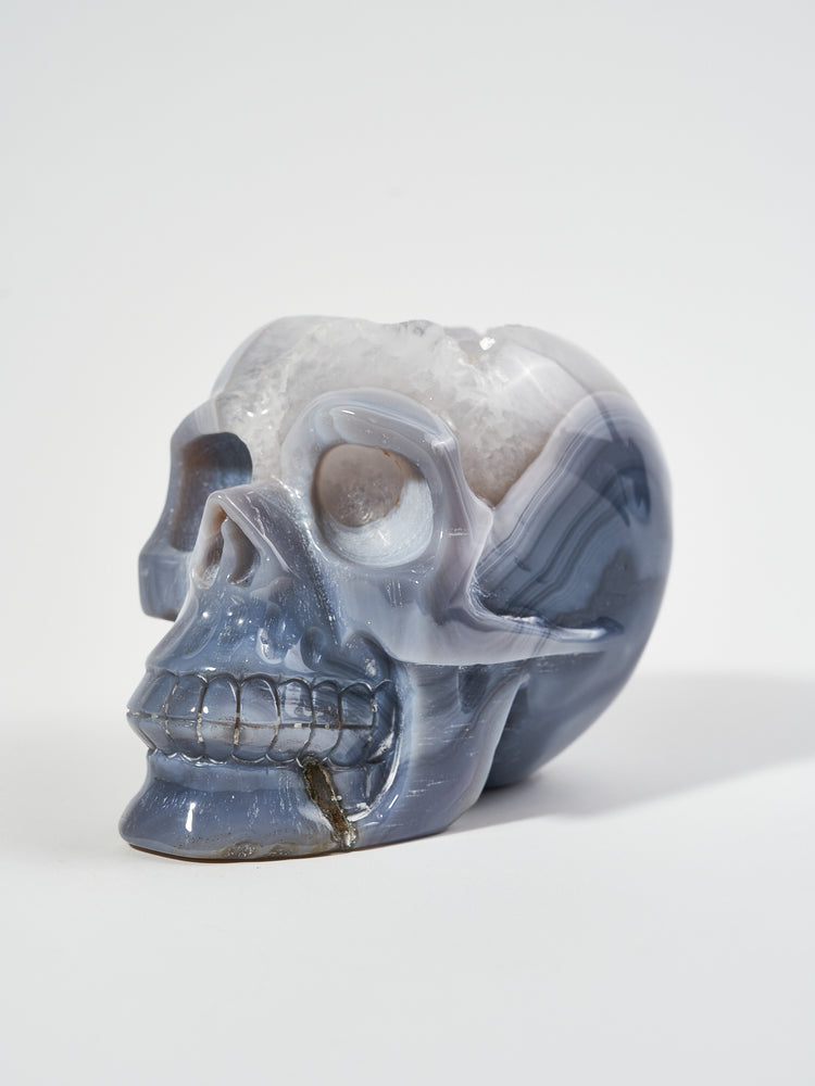 Agate Druzy Skull 1.74kg