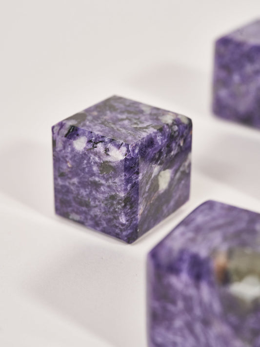 Charoite Cubes