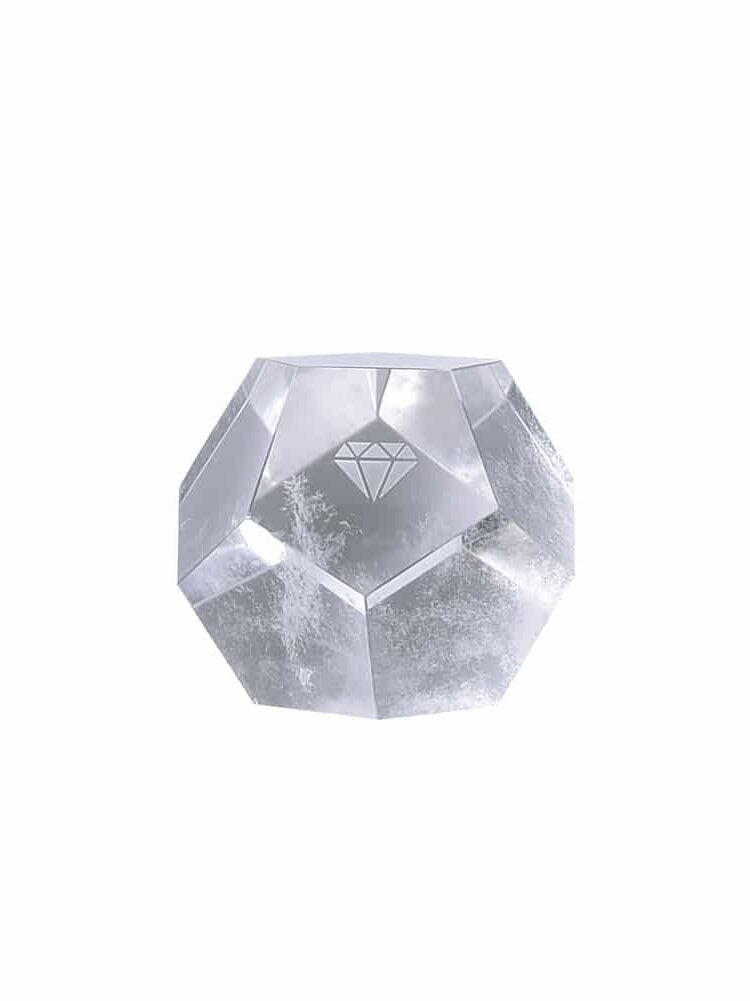 Clear Boy Geo Gem (Clear Quartz)