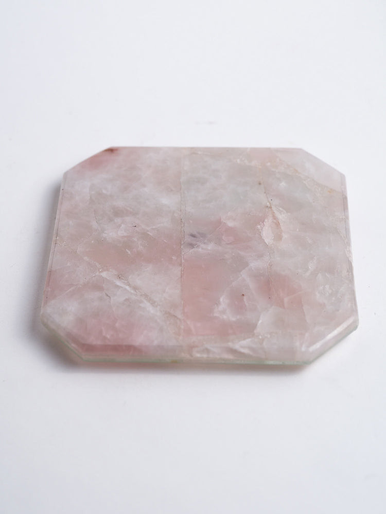 Crystal Crush Square Trivet (Rose Quartz)
