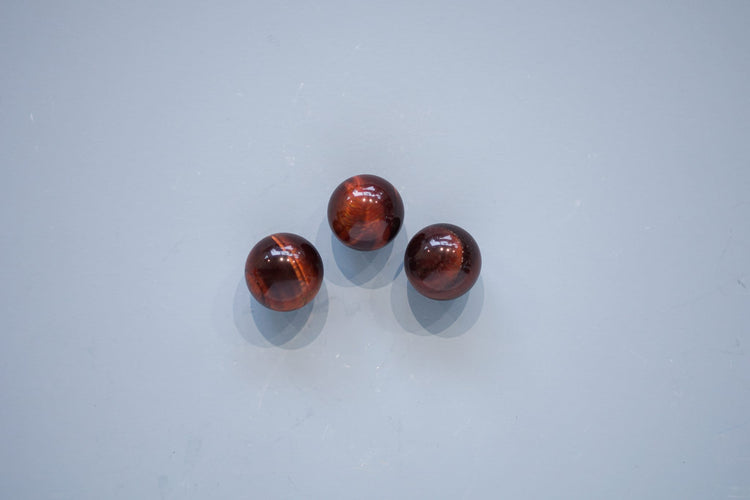 Mini Red Tigers Eye Spheres