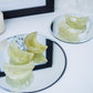 Lemon Quartz Moon Bowls