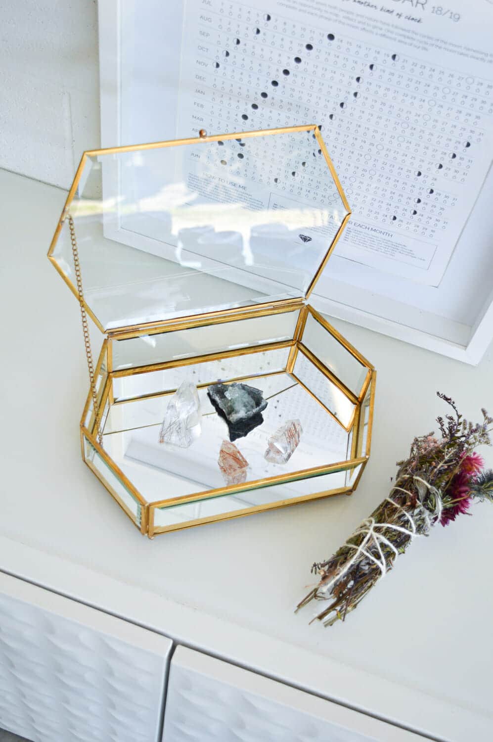 Mirrored Jewellery Box