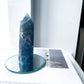 Blue Smurf Fluorite Tower (Medium - Large)