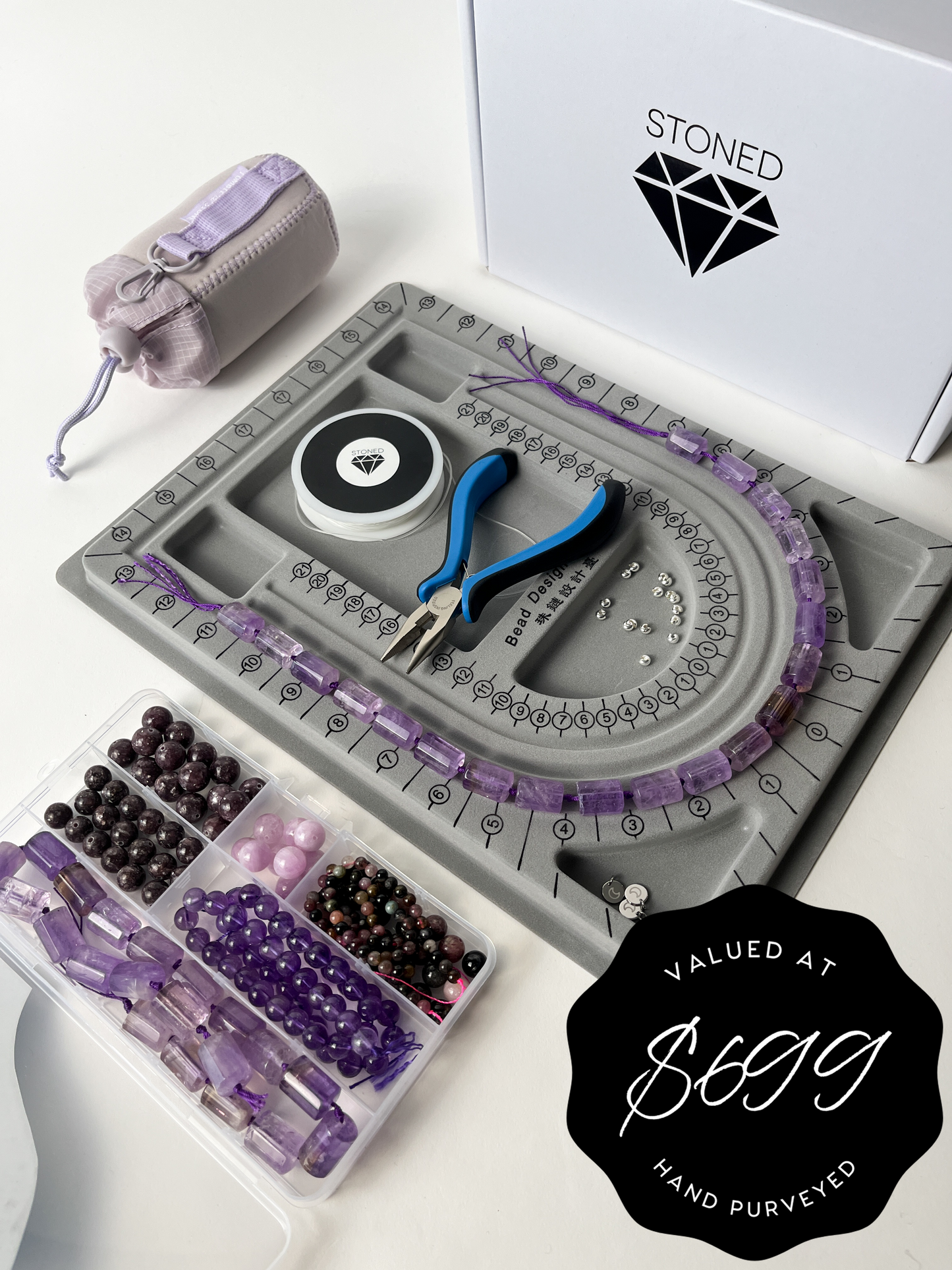 "Purple Harmony" DIY Mala Making Kit