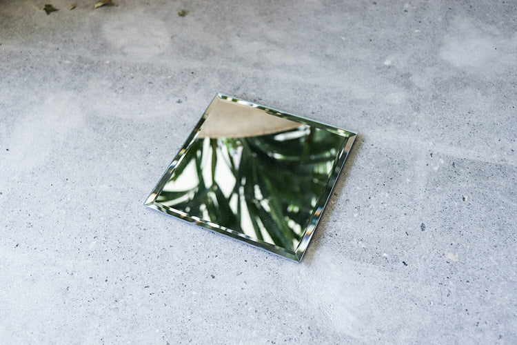 Square Mirrored Trays