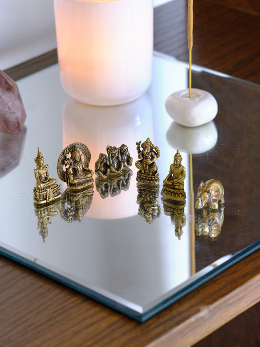 Brass Deity & Animal Statues (Mini)