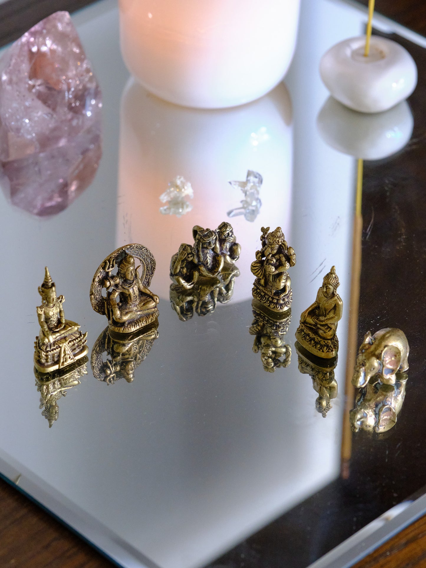 Brass Deity & Animal Statues (Mini)