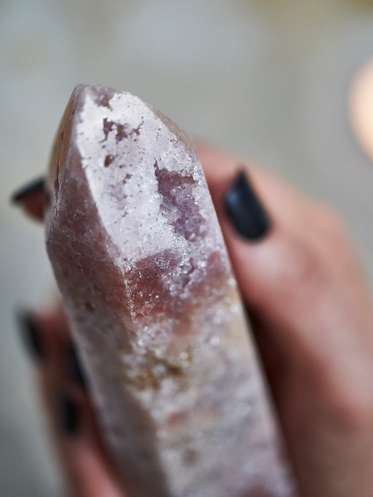 AA Pink Amethyst Point 395g