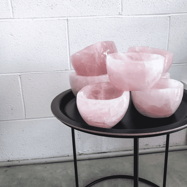 Rose Quartz Bowls
