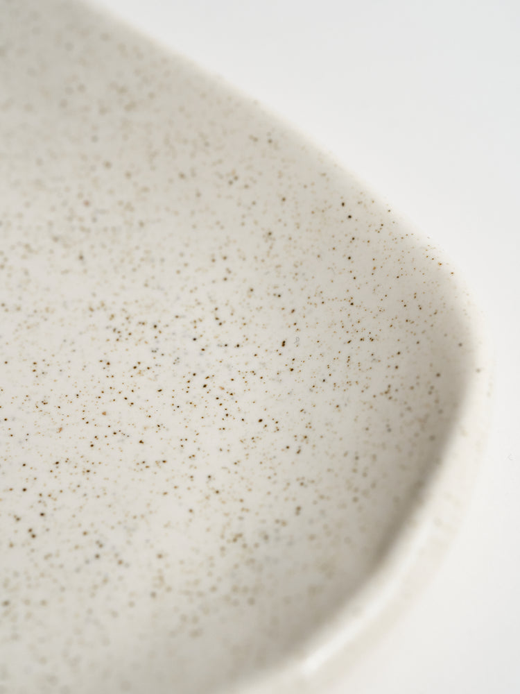 Ceramic Dish Speckled Small