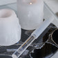 Crystal Singing Bowl w/ Vegan Stick (Crown Chakra / B Note)